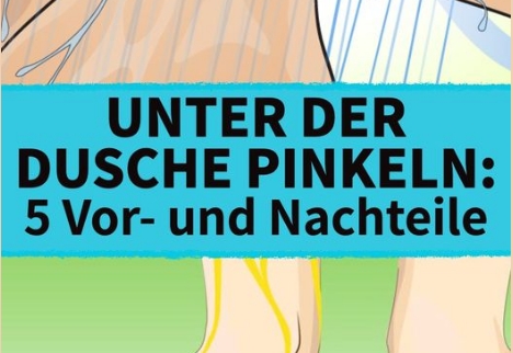 In die Dusche pinkeln: 5 Vor- und Nachteile